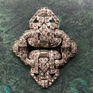 Vintage Deco 3-Piece Brooch